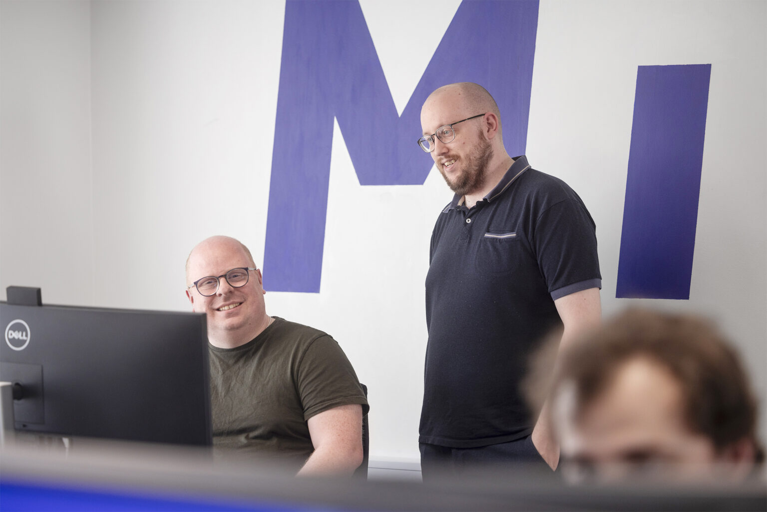 IT konsulenter arbejder med forretnings kritisk IT